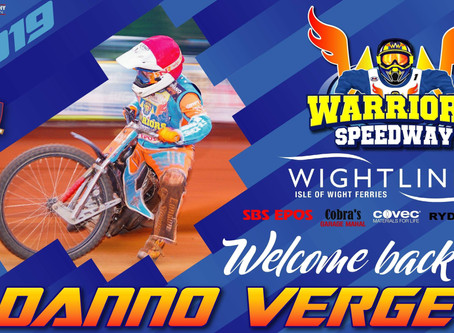 Warriors Confirm The Return Of Danno Verge For 2019