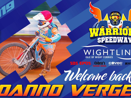 Warriors Confirm The Return Of Danno Verge For 2019