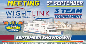 Meeting Preview - Wightlink September Showdown