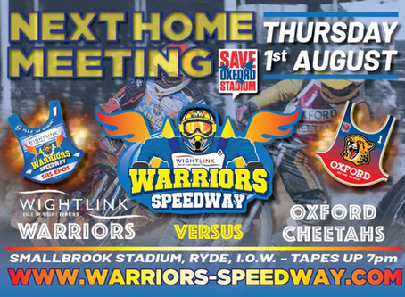 Meeting Preview - Warriors v Oxford (Challenge)