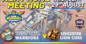 Meeting Previews - Warriors v Leicester (NL) & Wizards v Birmingham (MSDL)