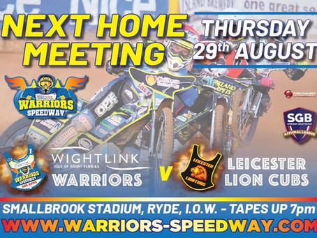 Meeting Previews - Warriors v Leicester (NL) & Wizards v Birmingham (MSDL)