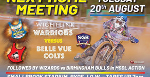 Meeting Preview - Warriors v Belle Vue Colts (NL) & Wizards v Birmingham (MSDL)
