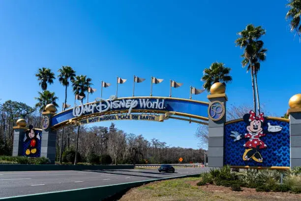 Vista general de la entra de Disney