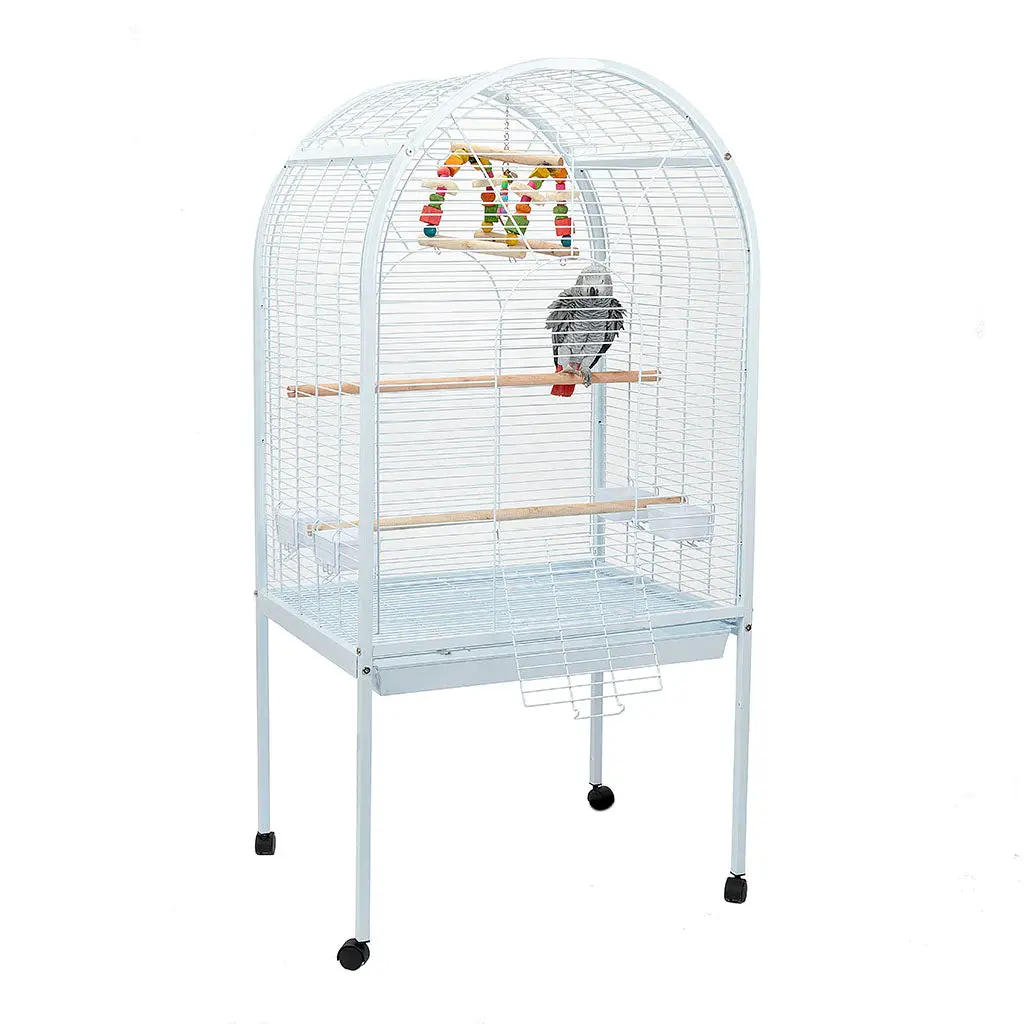 Apollo White Open Top Parrot Cage