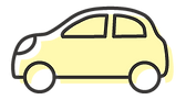 乗用車のイラスト