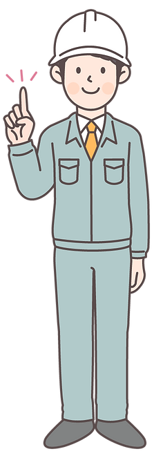 提案をする工務店スタッフのイラスト
