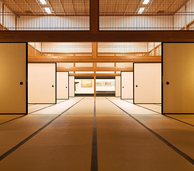 数重の襖がある広い屋敷内