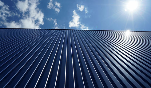 ガルバリウム鋼鈑の屋根1