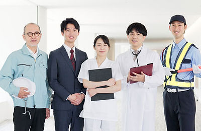 いろいろな職業の人々