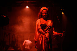Henrietta Rhodes as Diaphanta and the Company of The Changeling