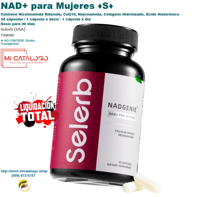 NAD para Mujeres x 30