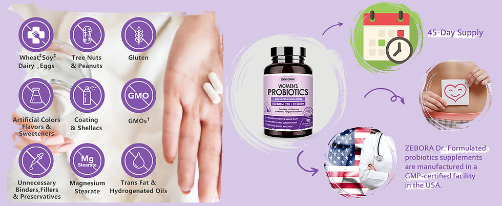 Miniatura: Probióticos 32/100 5-en-1 para Mujeres x 90