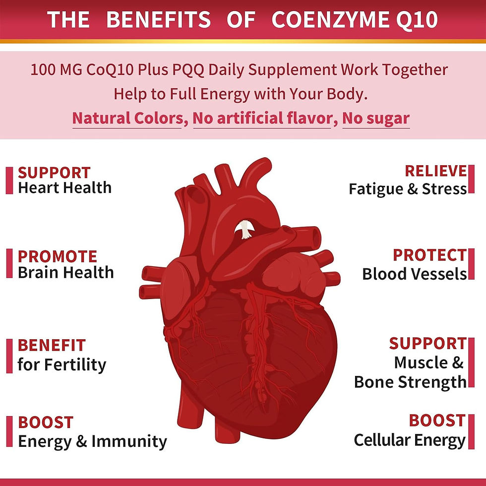 Miniatura: CoQ10 100mg con Lecitina PQQ Omega 3 BioPerine x 120