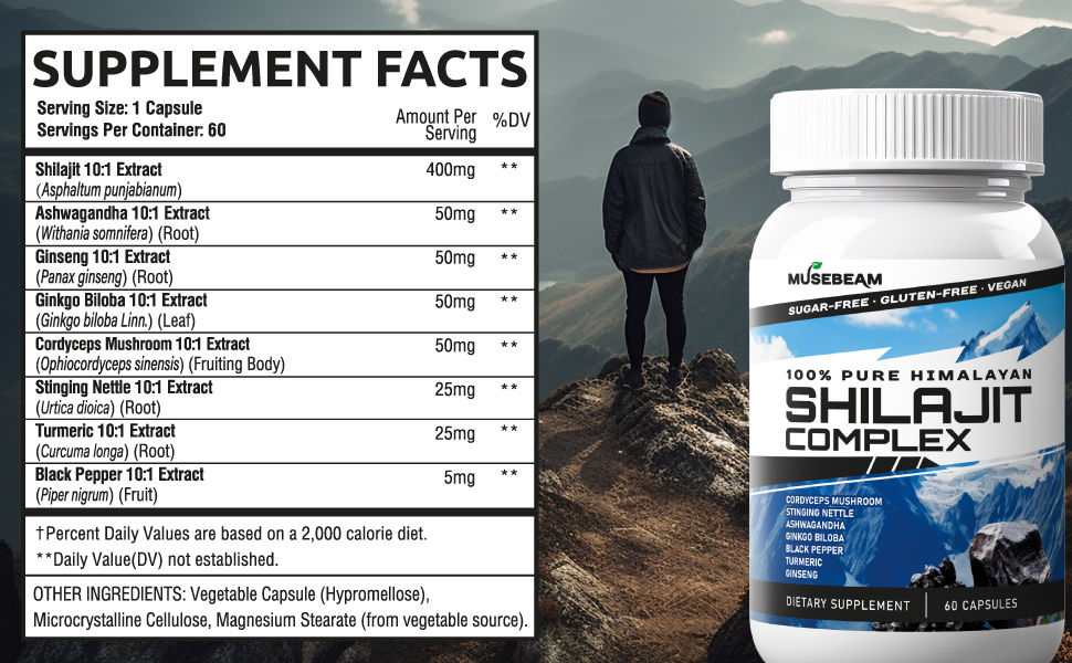 Miniatura: Shilajit Complex 6,500mg x 60