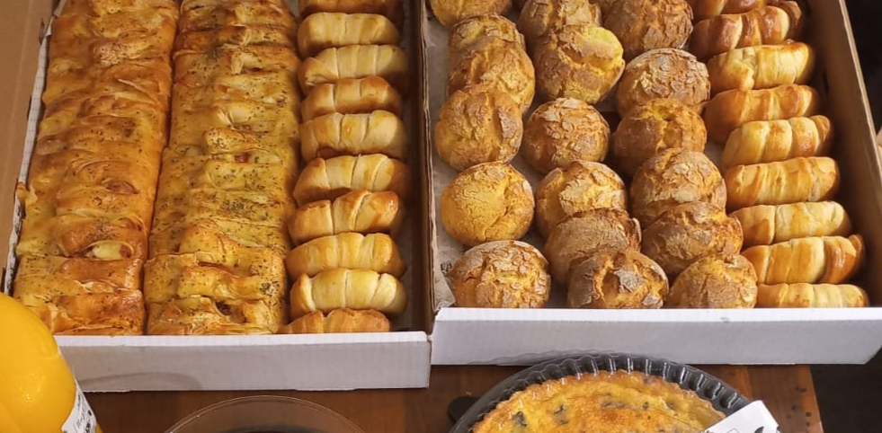 Arranged Food and Objects