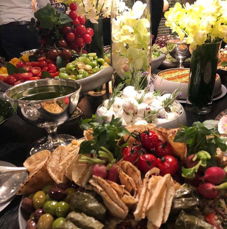 Arranged Food and Objects