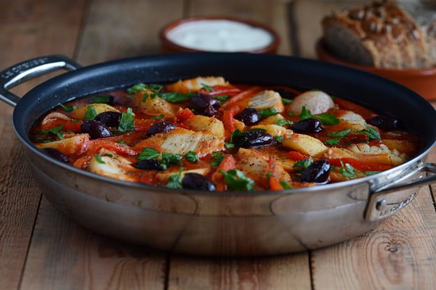 Arranged Food and Objects