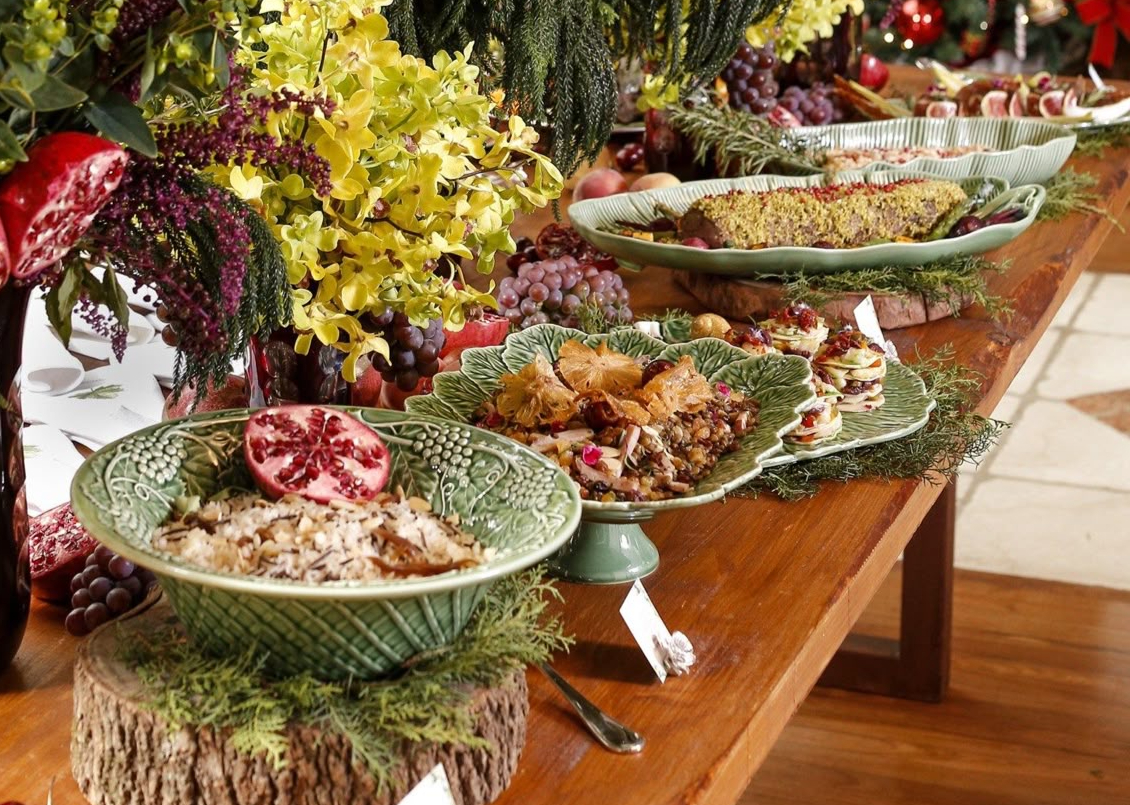 Arranged Food and Objects