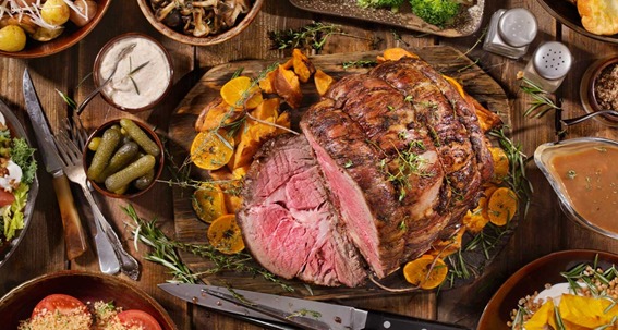 Arranged Food and Objects