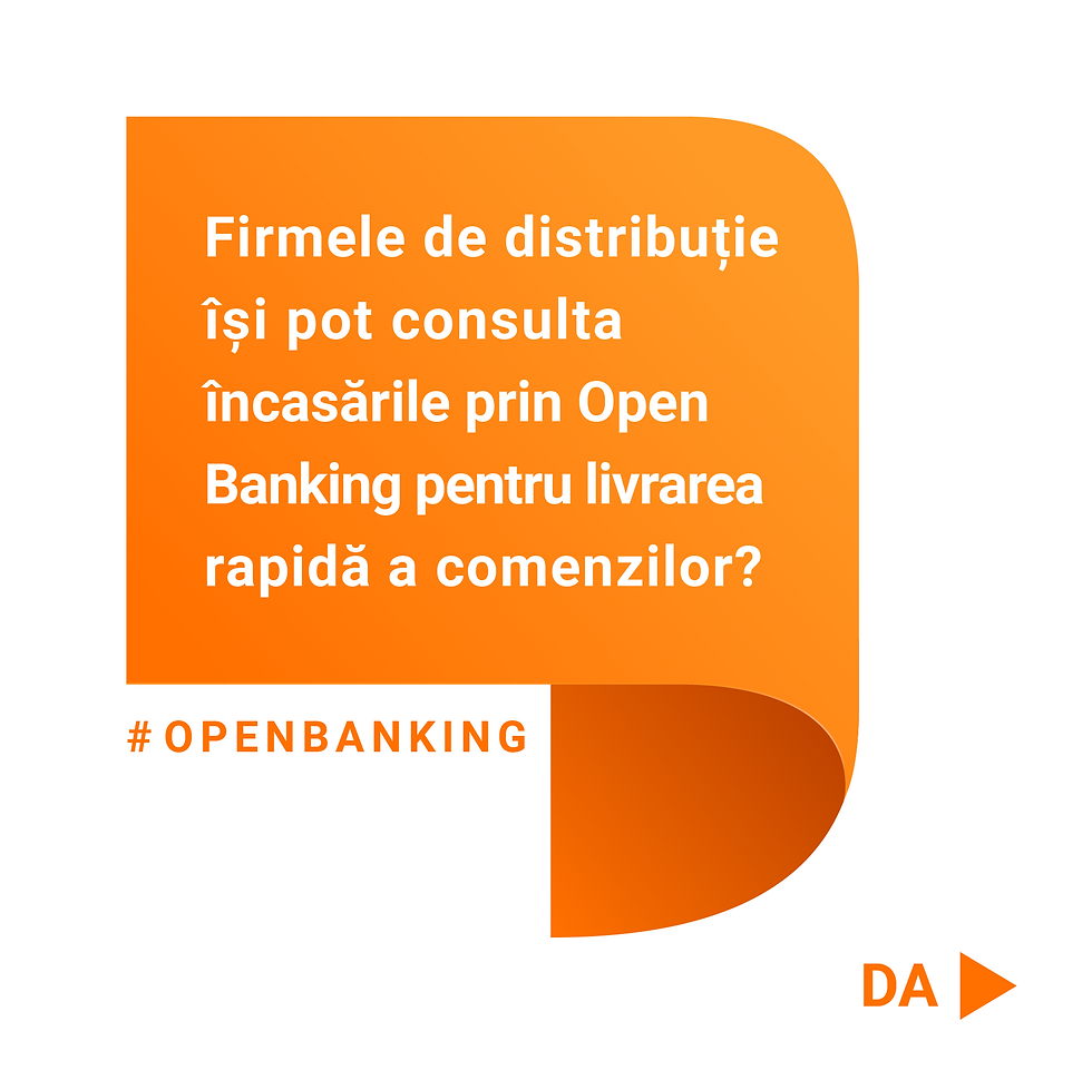 question about bank statements for distribution companies through open banking