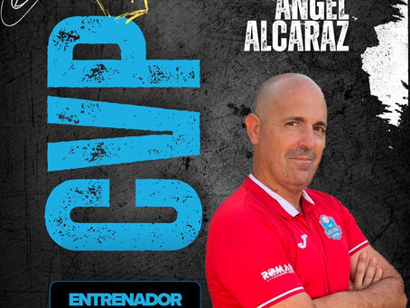 Ángel Alcaraz, entrenador del equipo senior y junior femenino