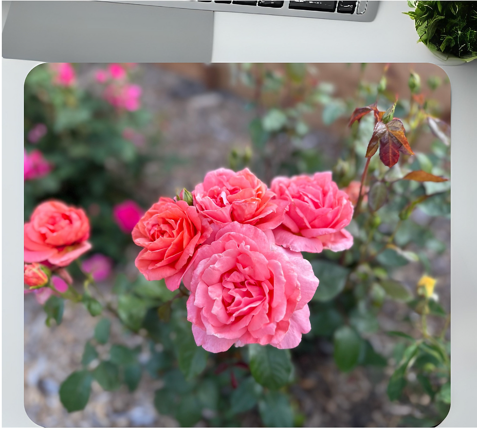 Thumbnail: Floral Mouse Pad