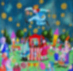 Welcome to the Red Riding Hood Theatre (triptych), 2022 - 90 cm x 50 cm