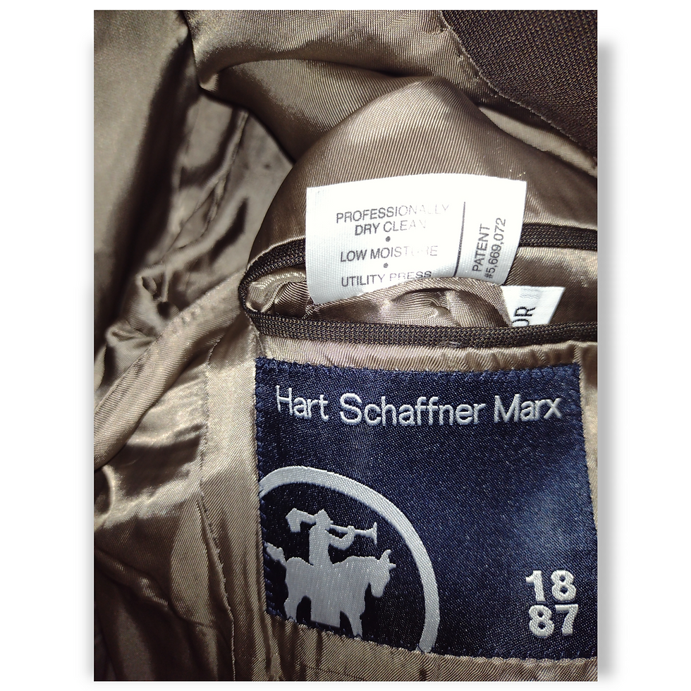 Miniatura: Blazer Hart Schaffner Marx Verde Oliva 40R