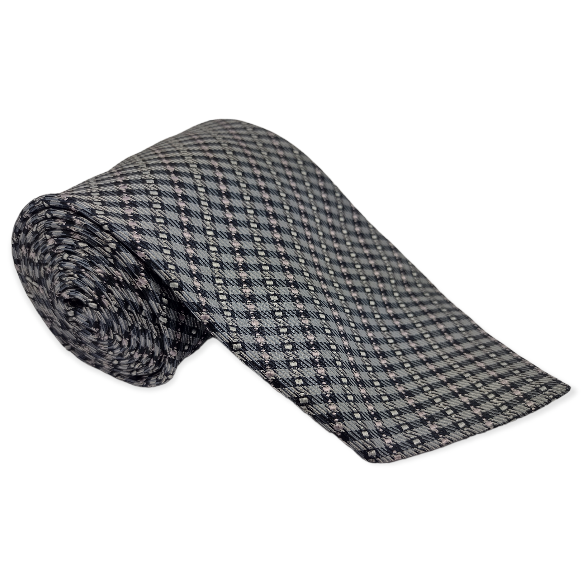 Corbata Acquaesole Clásica Seda Gris