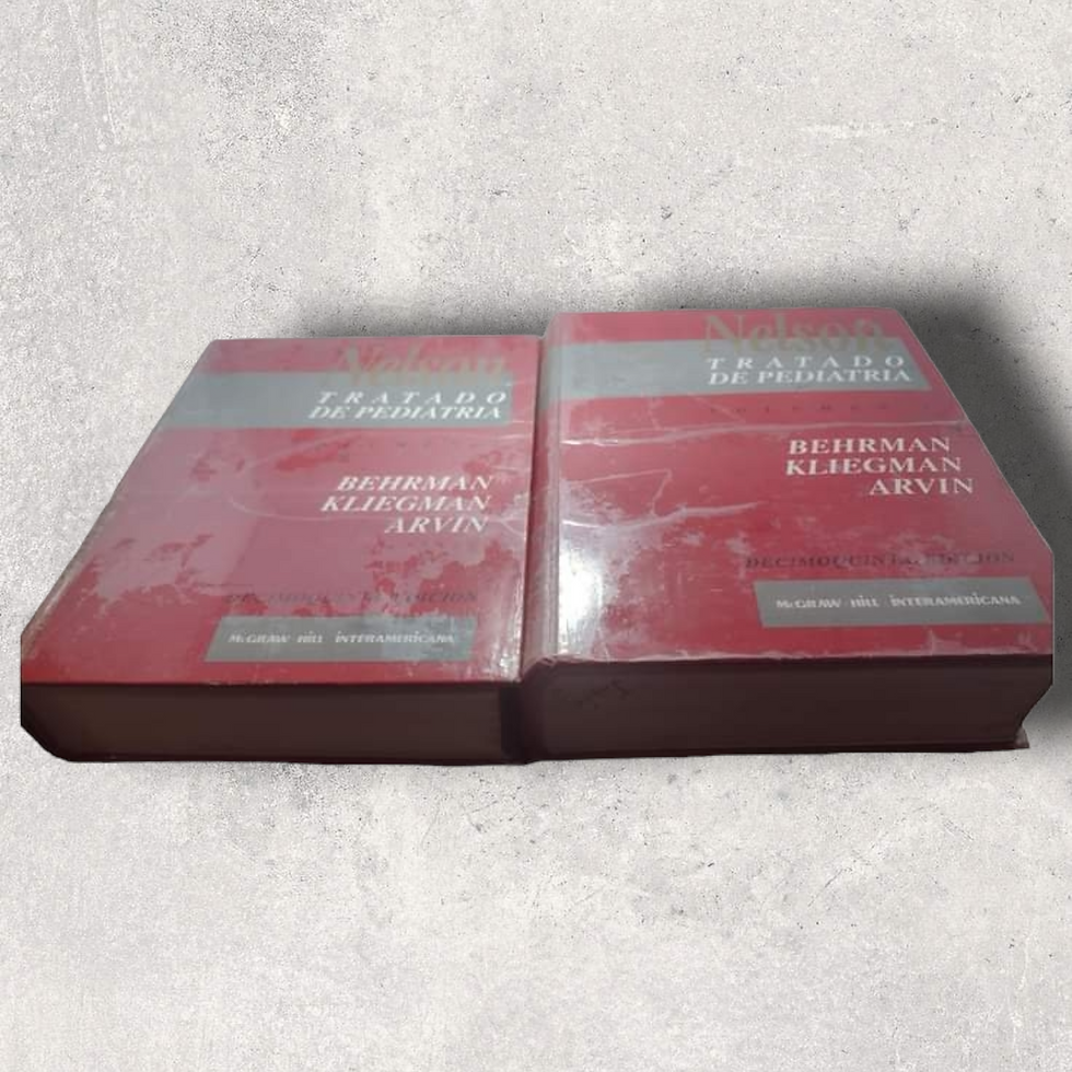 Tratado de Pediatría Nelson vol. 1 y 2 15 edición