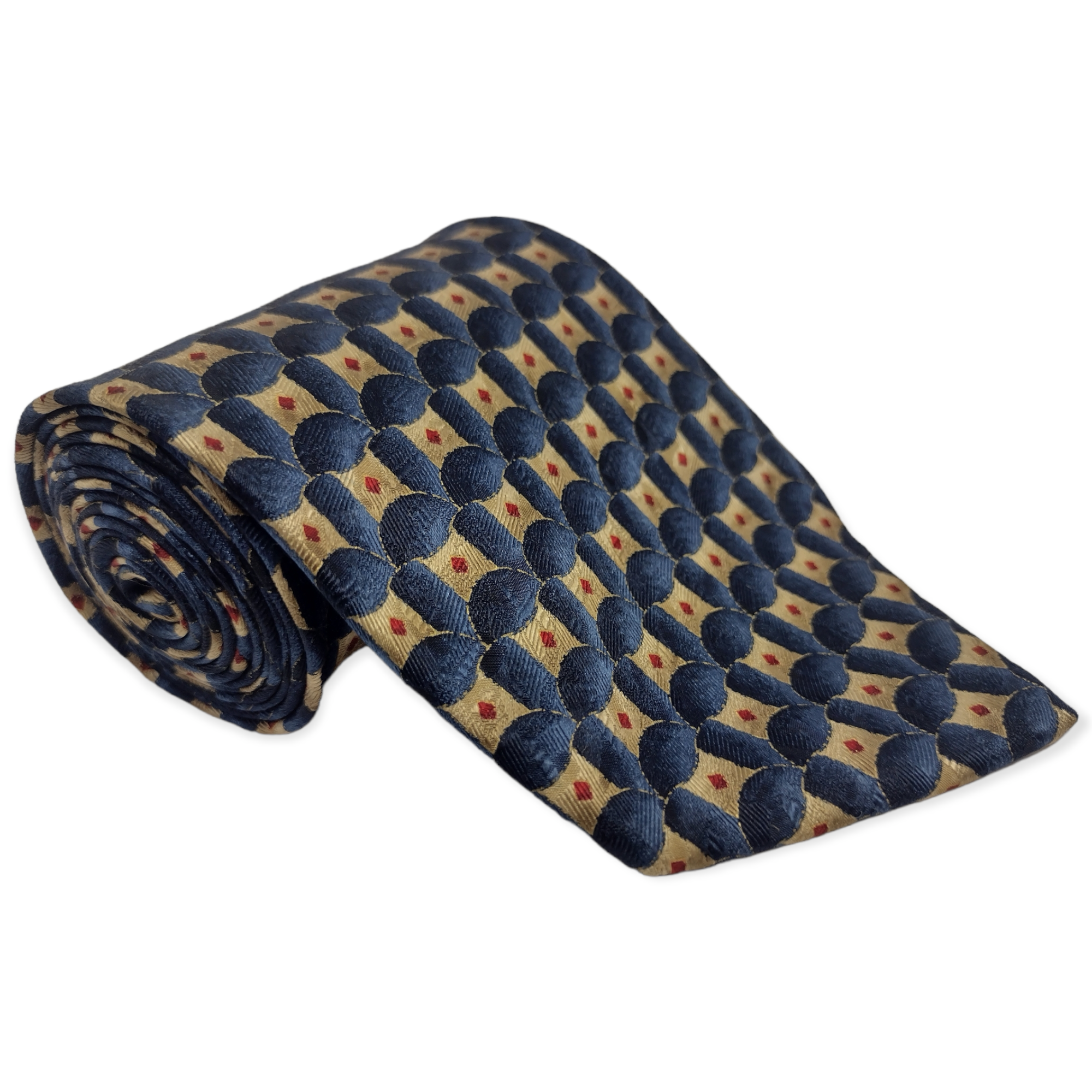 Corbata Roundtree & Yorke Clásica Seda Azul Marino