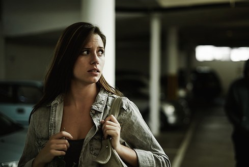 Woman Stalked in Garage