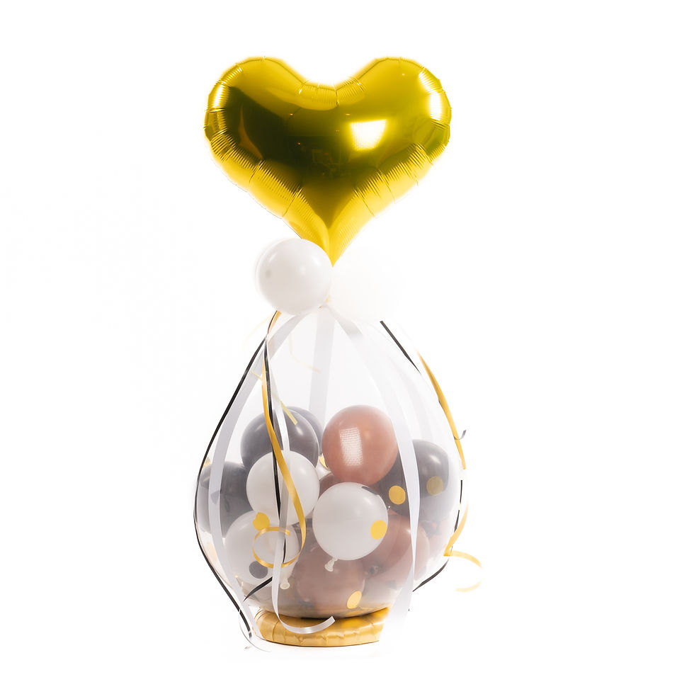 Thumbnail: Gevulde ballon / huwelijks topballon