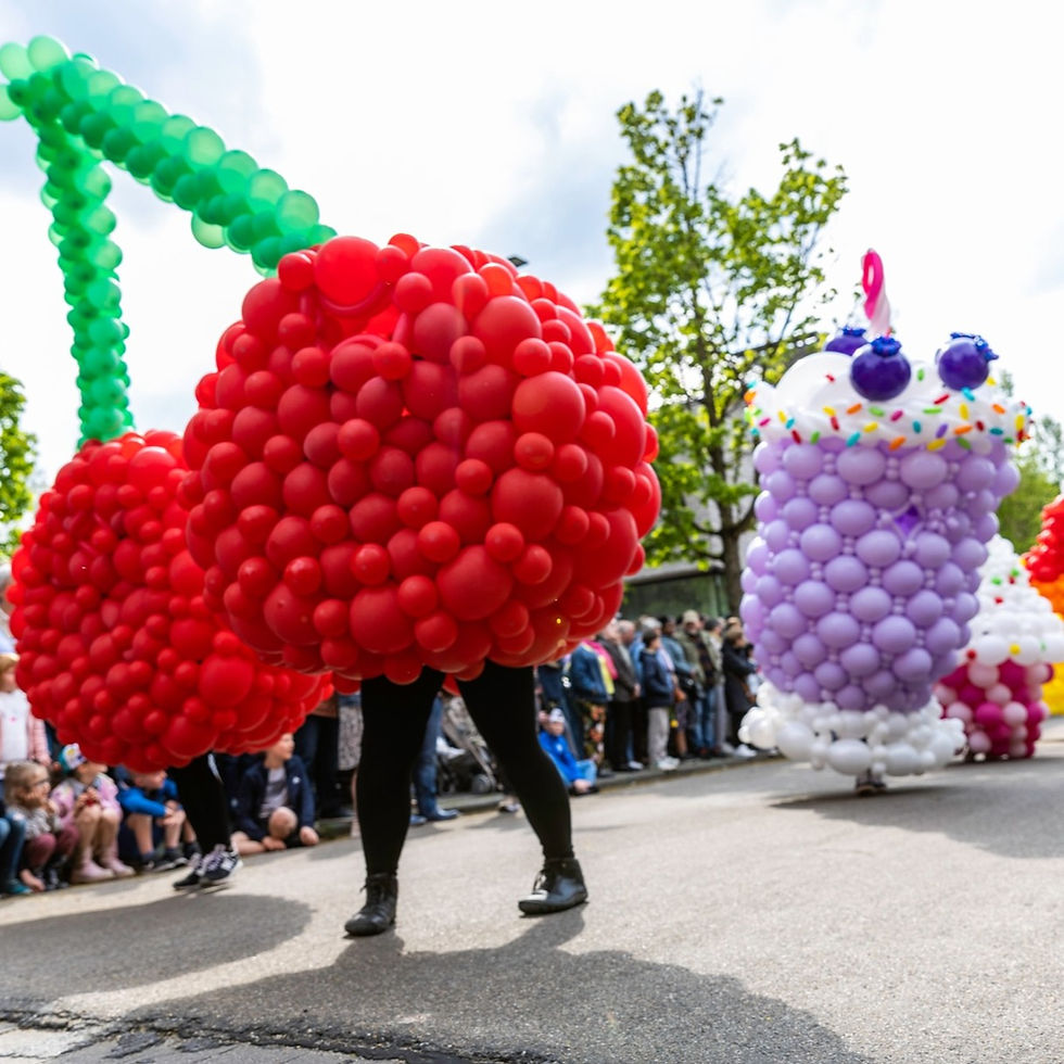 Thumbnail: Ballonkostuum - op maat  (prijs op aanvraag)