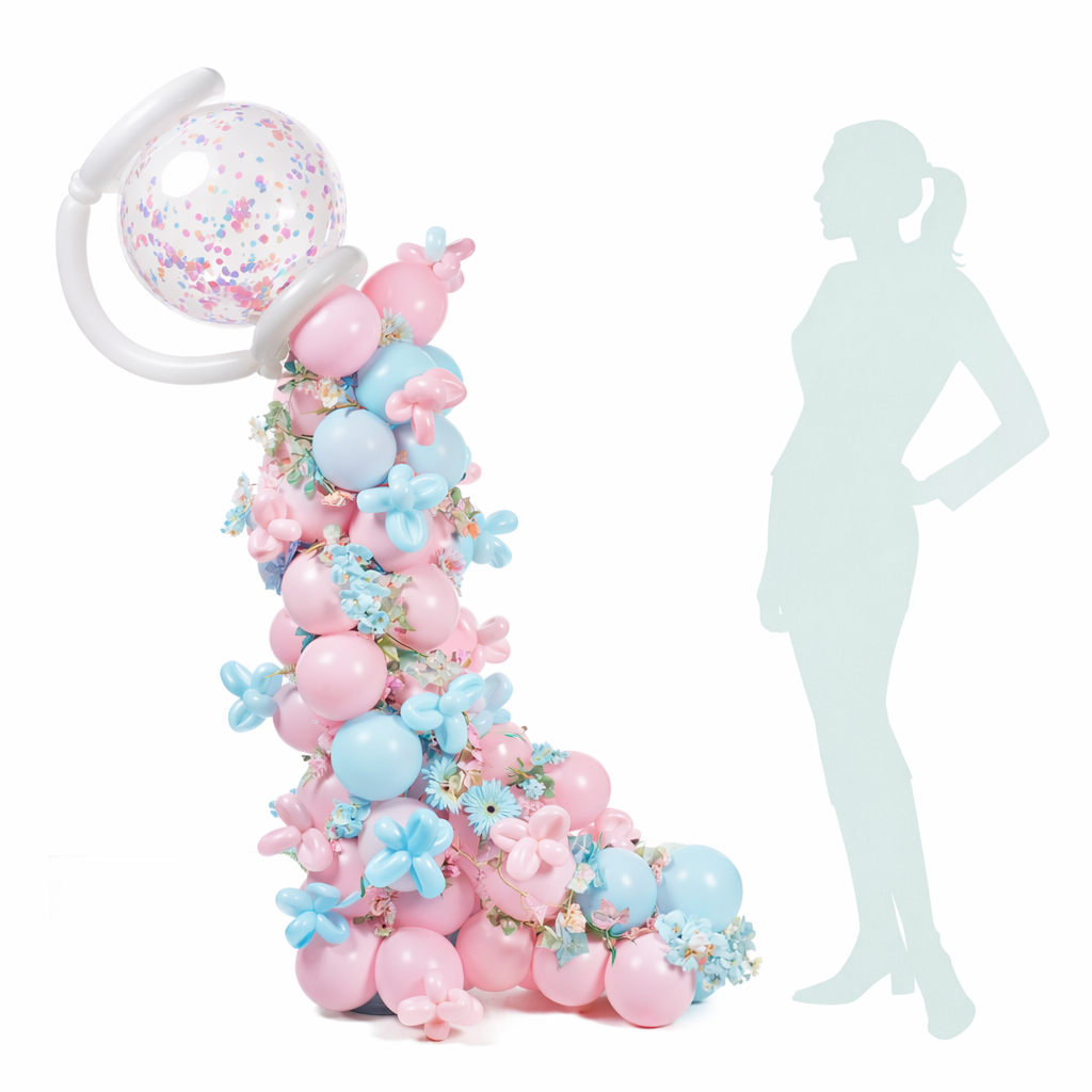 De Luxe Babyshower pilaar (excl. huur bloemen)