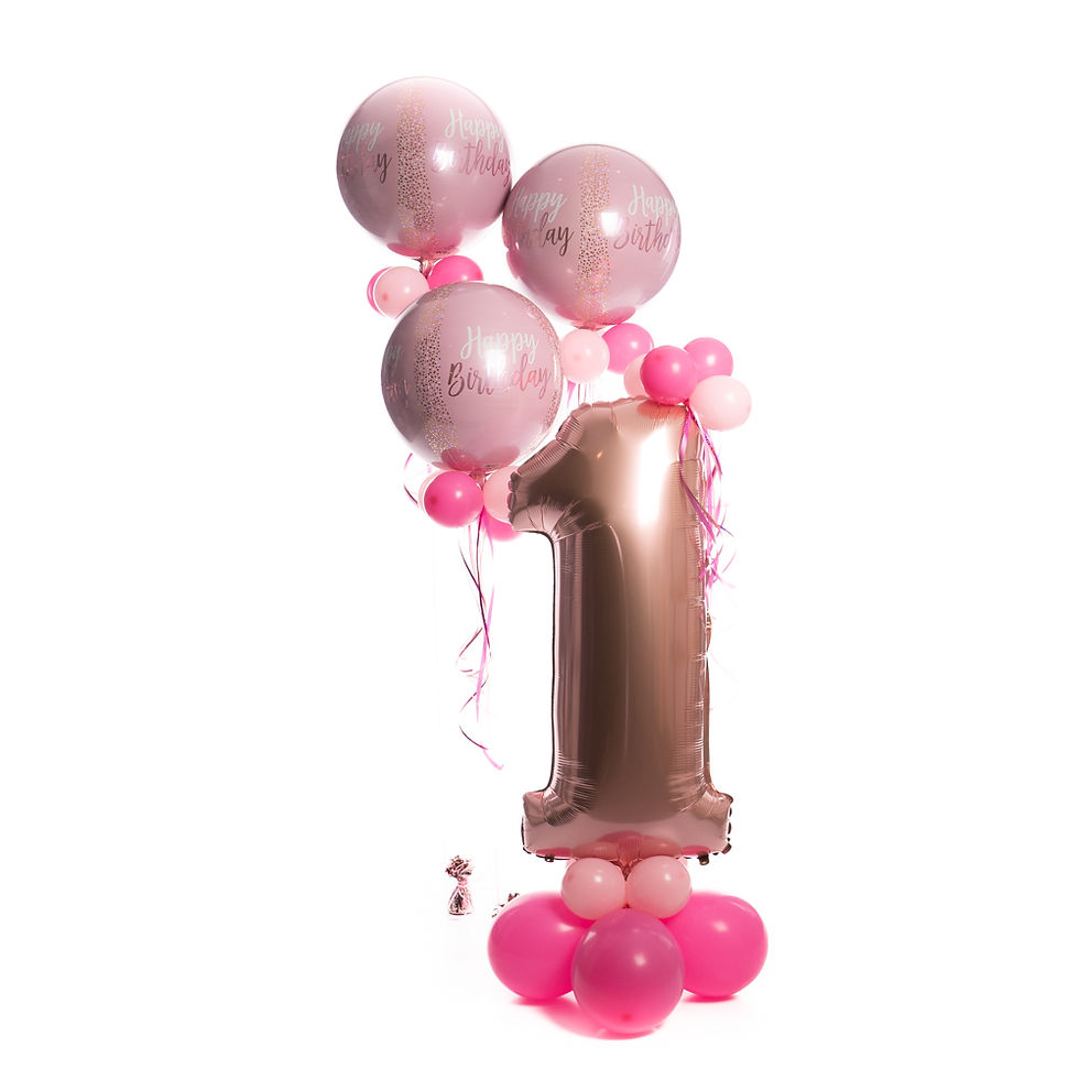 Thumbnail: Verjaardag - Pink Orbz (incl. helium)
