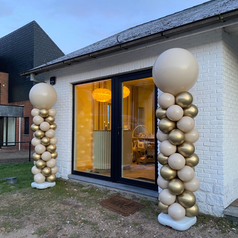 Thumbnail: Ballonnentoren - strak  met topballon (excl. waarborg basis)