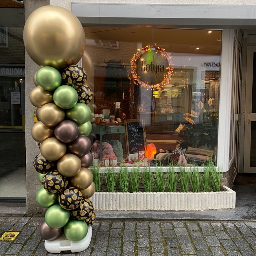Thumbnail: Ballonnentoren - strak  met topballon (excl. waarborg basis)