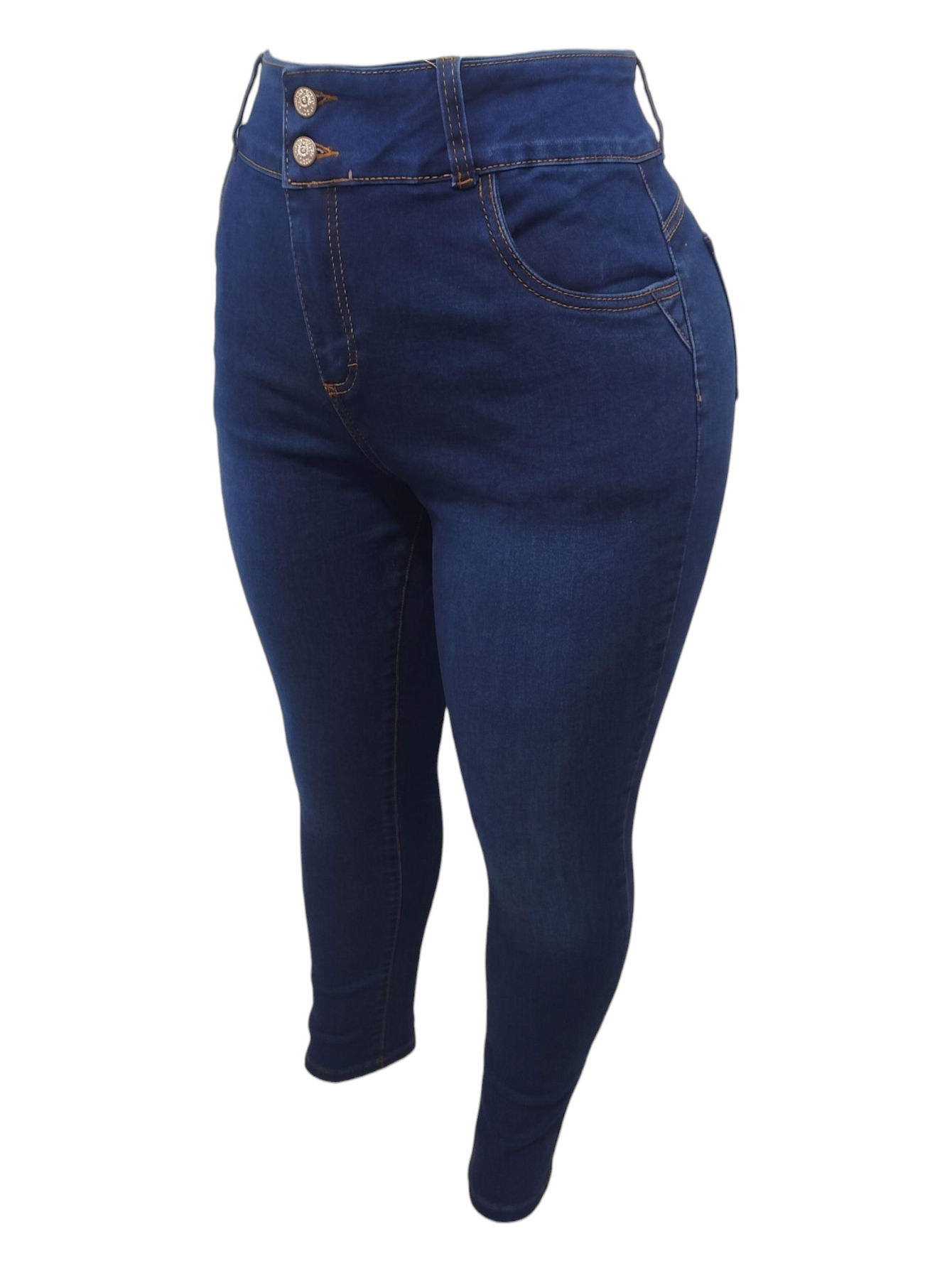 Pantalón skinny azul Angee