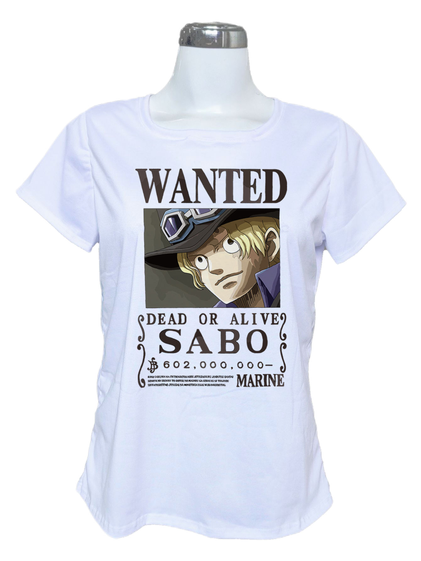 Playera Playera One Piece Chopper Wanted Luffy