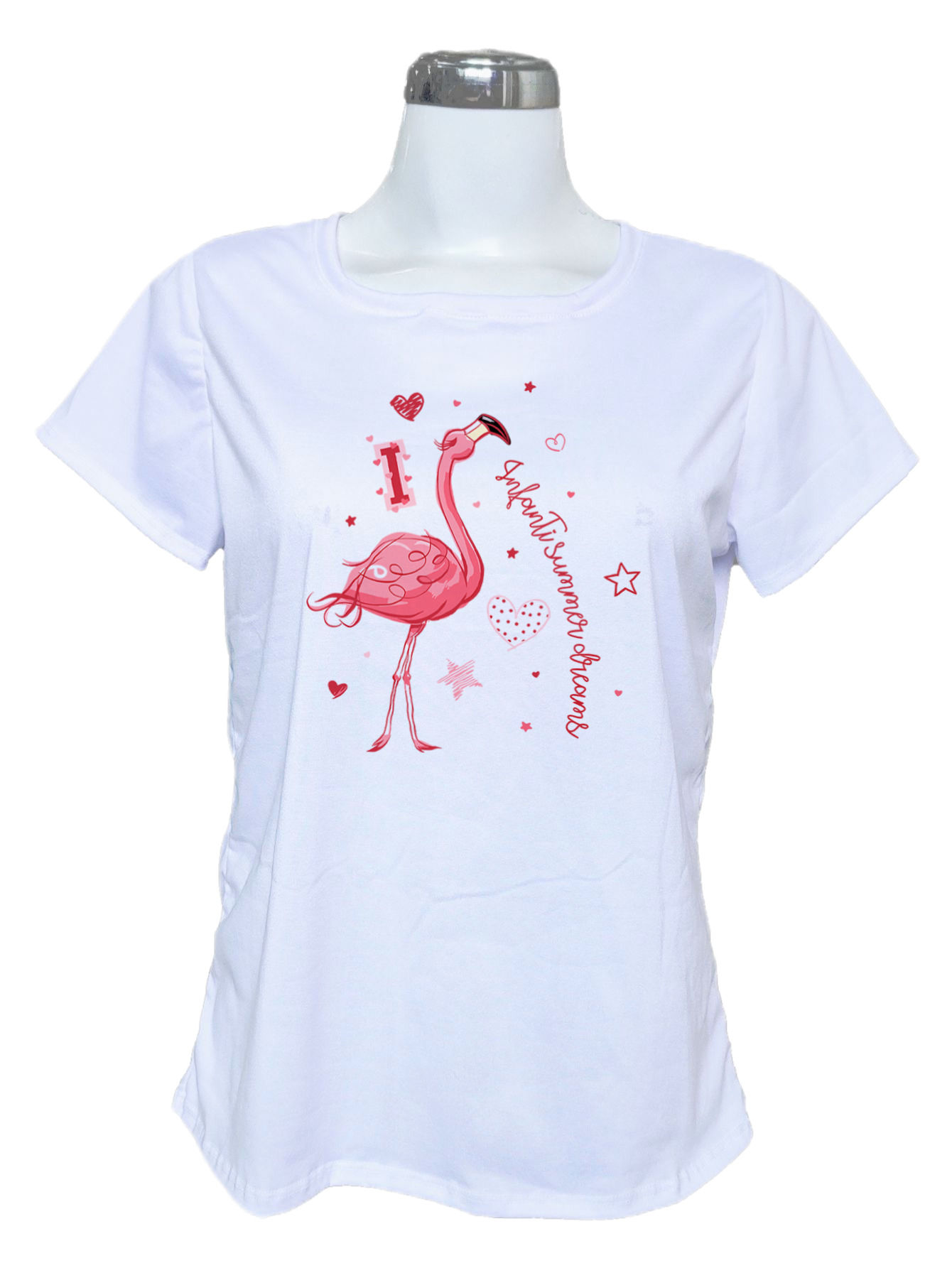 Playera flamenco rosa infanti summer dreams