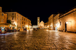 Lamplit Courtyard