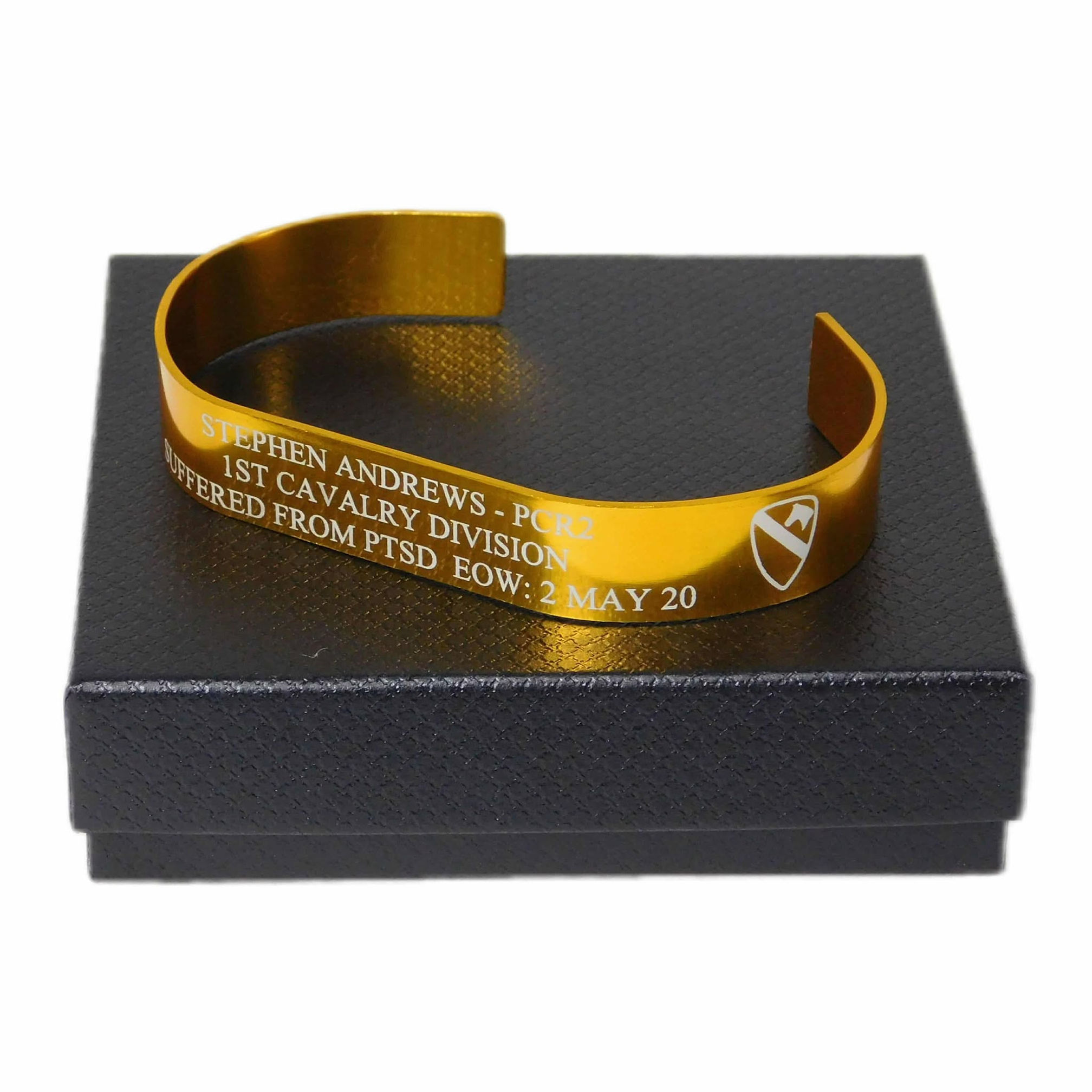 PTSD Memorial Bracelet GOLD