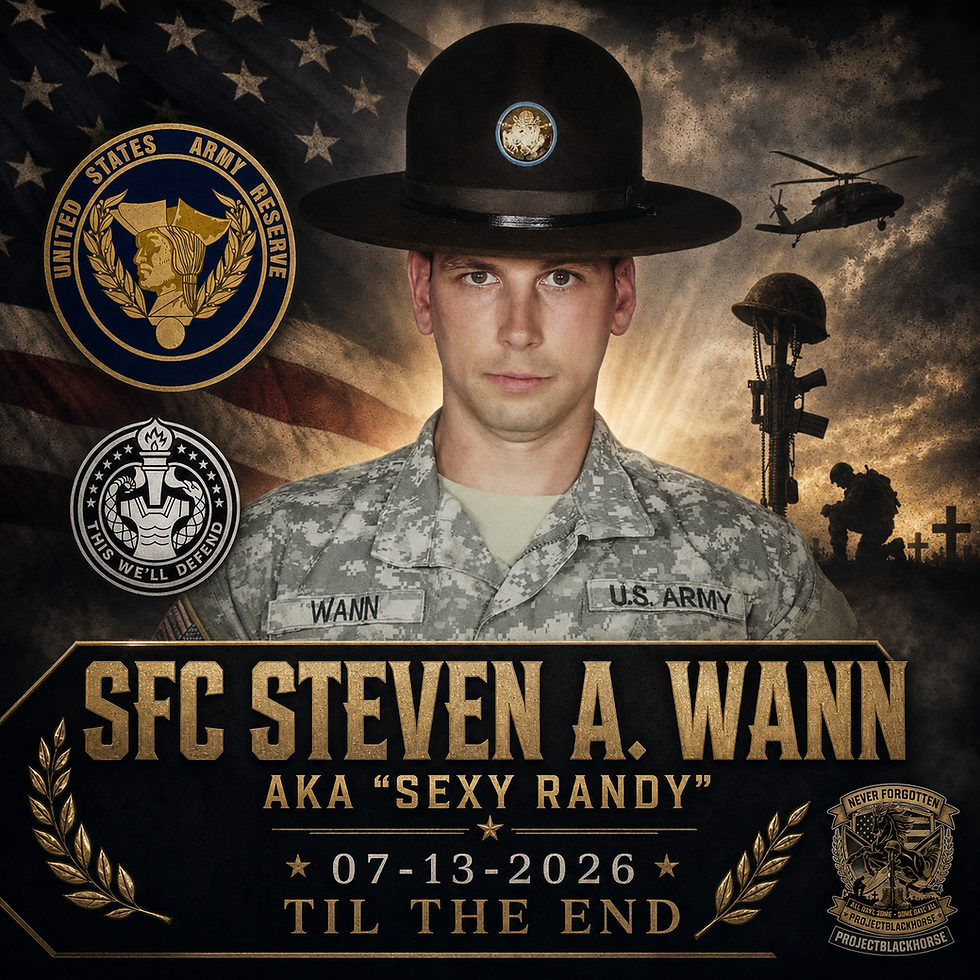 SFC Steven A Wann Memorial Bracelet