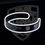 Thumbnail: Black wristband with text and logo, detail on dark background 22 A DAY.
