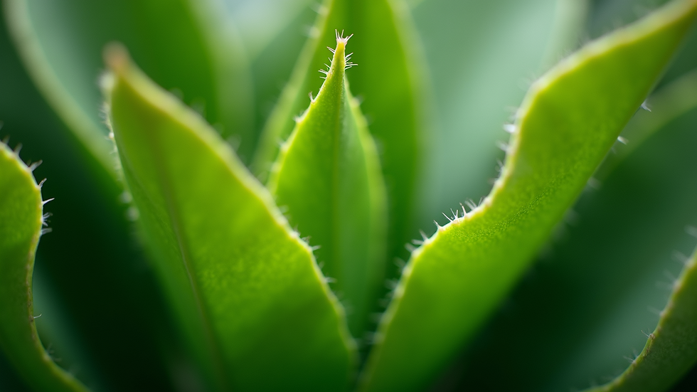 Close-up of vibrant green plant leaves