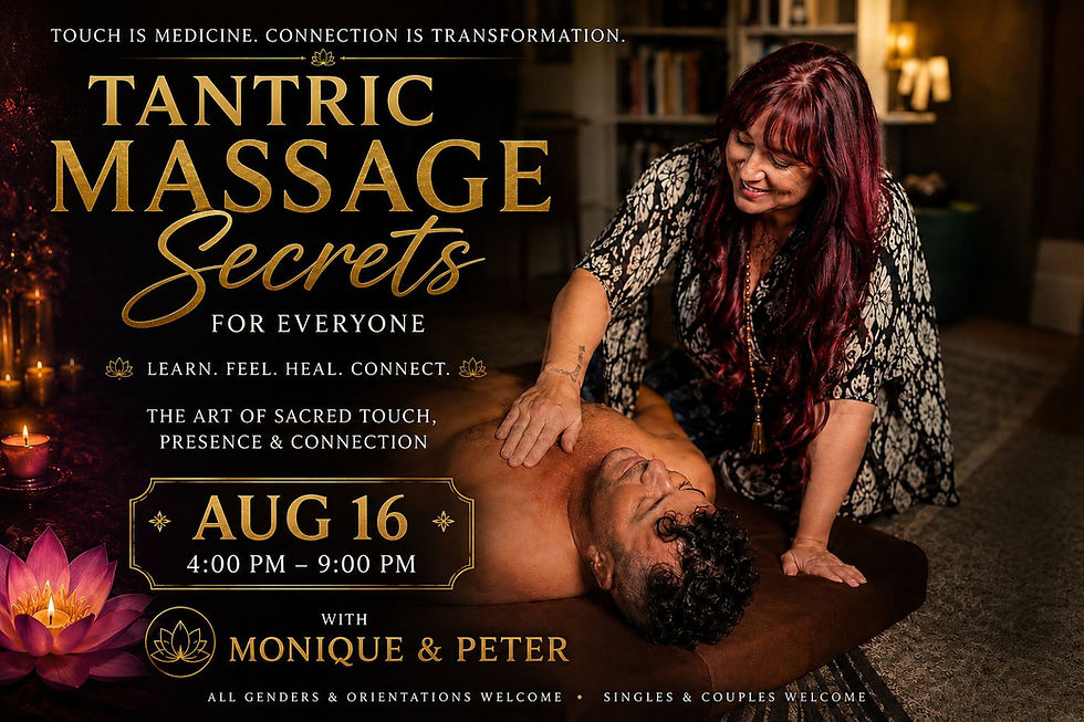 DC Tantric Massage Secrets w/Monique Darling & Peter Petersen