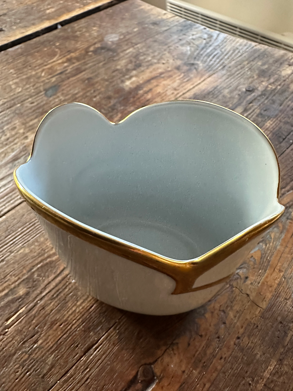 Miniatyrbilde: Vase/skål fra Porsgrund Polselen