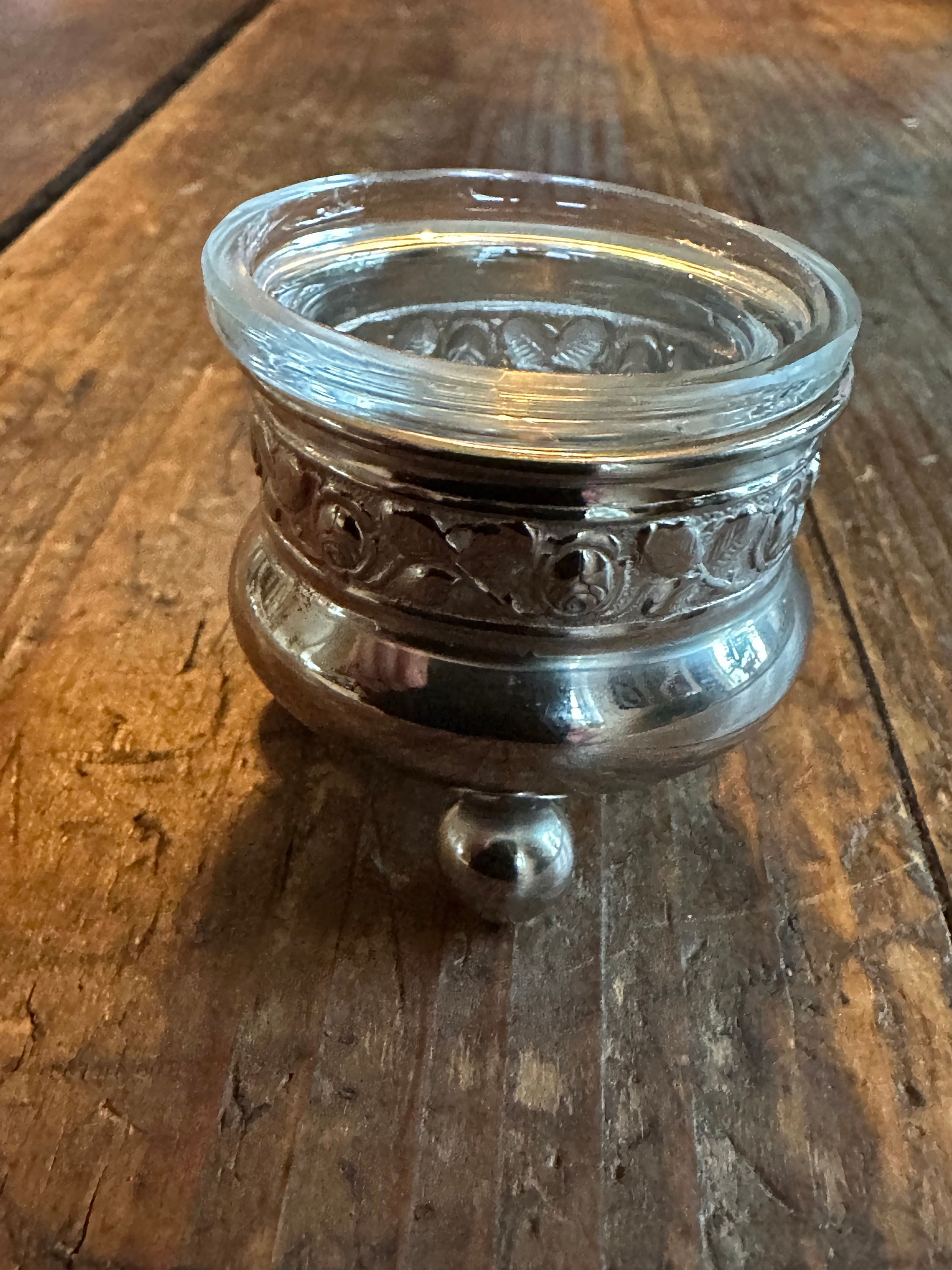 Saltkar Alpaka sølv